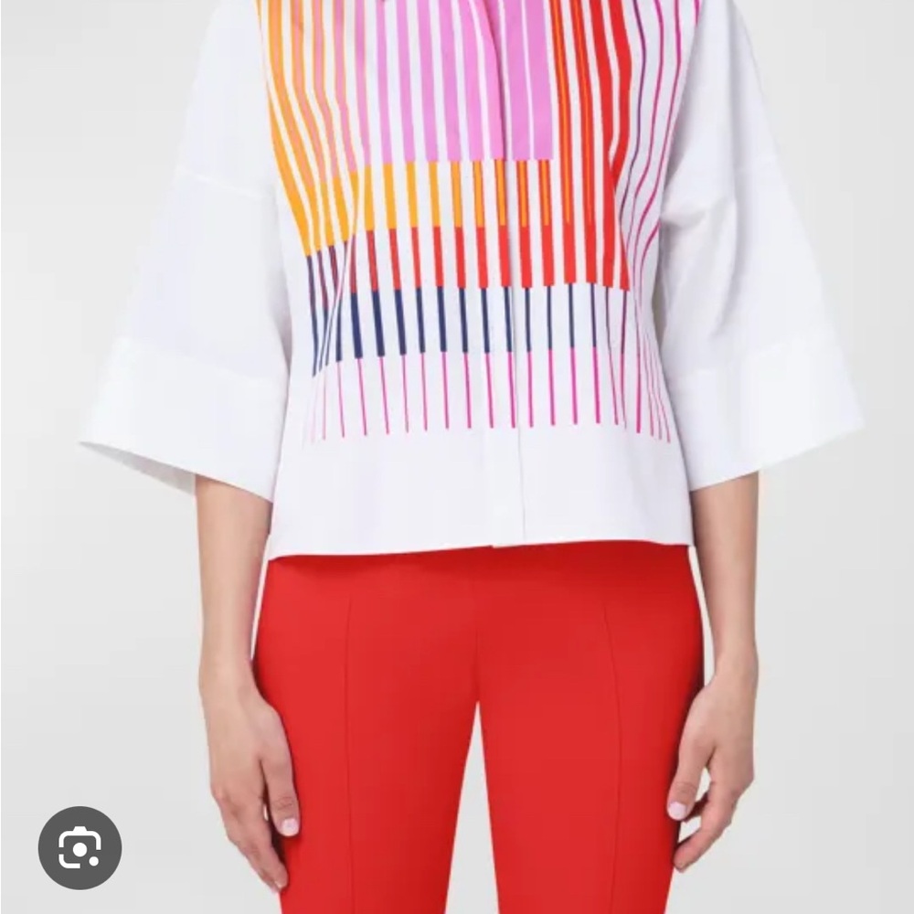 Akris punto
Printed Poplin Blouse US 6